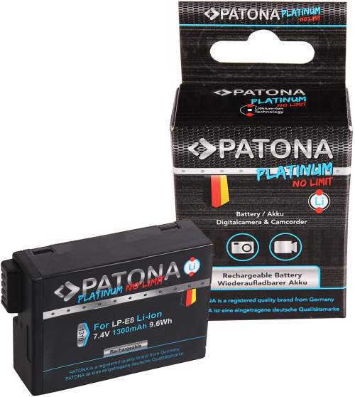 PATONA pro Canon LP-E8/LP-E8+ 1300mAh Li-Ion Platinum (PT1310)