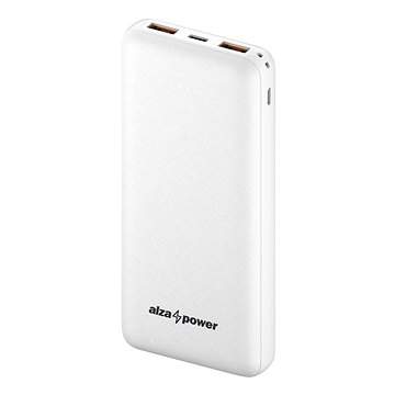 AlzaPower Onyx 20000mAh Fast Charge + PD3.0 bílá (APW-PBO20CFW)
