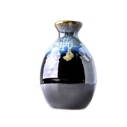 Made In Japan Láhev na saké černo-modrá 350 ml (C7923)