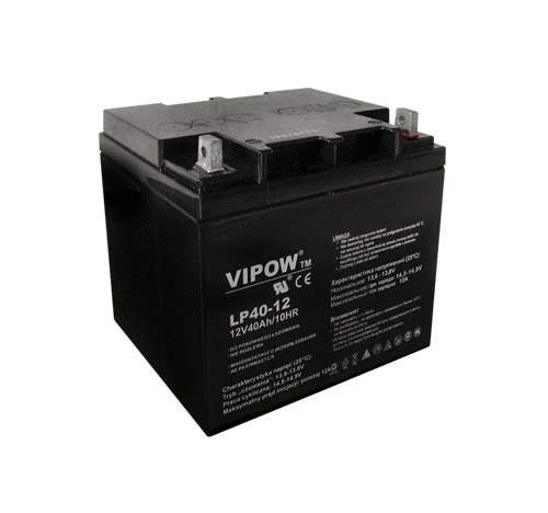 VIPOW Baterie olověná 12V 40Ah