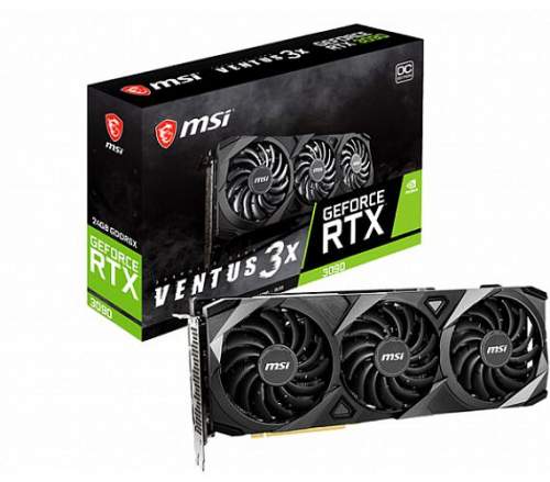 MSI, GeForce RTX  3090 VENTUS 3X 24G OC