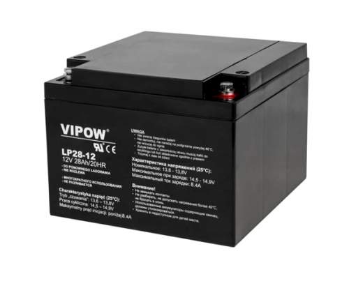 VIPOW Baterie olověná 12V 28Ah