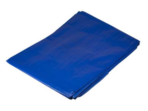 Plachta zakrývací PE s oky modrá PROFI 6 x 8m, (140g/m2)