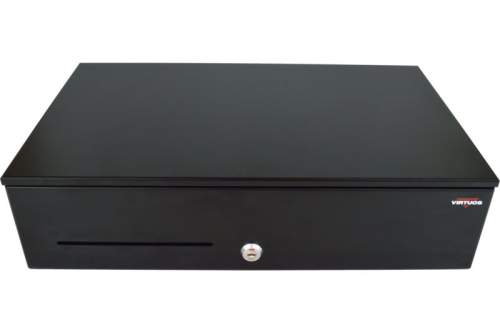 Pokladní zásuvka SK-500C - s kabelem, pořadač 6/8, 9-24V, černá EKN0110