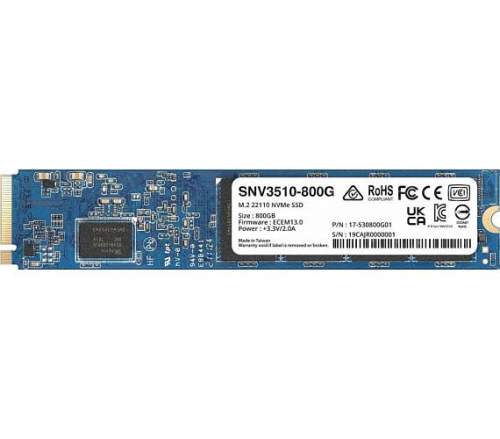 Synology M.2 NVMe SSD řady SNV3510 - SNV3510-800G