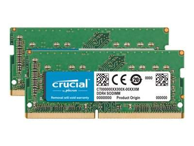 Crucial 64GB DDR4 2666 MT/s Kit 32GBx2 SODIMM 260pin pro Mac