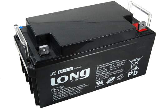 LONG baterie 12V 65Ah F4 DeepCycle GEL 10 let (LG65-12)