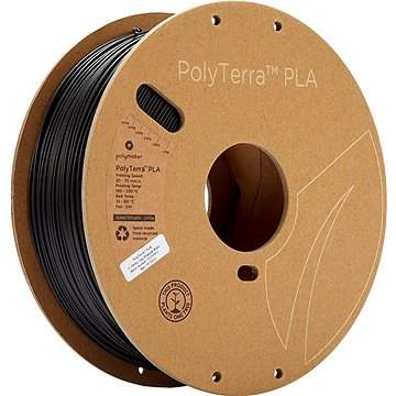 Polymaker PolyTerra PLA uhlově černá