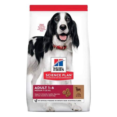 Hill's Science Plan Canine Adult Medium Lamb & Rice 14 kg
