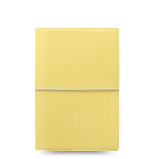 Filofax Kroužkový diář 2022 Domino Soft osobní - pastelově žlutý