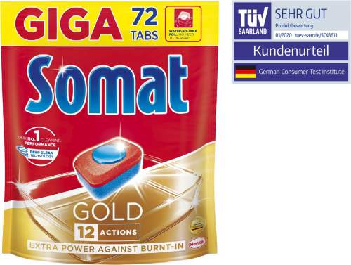 Somat Gold tablety do myčky, 72 ks