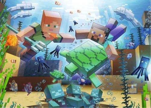 Ravensburger Puzzle - Minecraft 1000 dílků