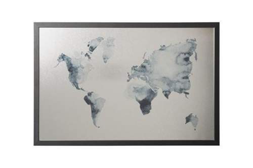 VICTORIA "World Map" 40x60cm, černý rám (MM03451160)