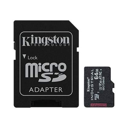 Kingston Industrial (SDXC) 64GB UHS-I (Class 10) + adaptér SDCIT2/64GB
