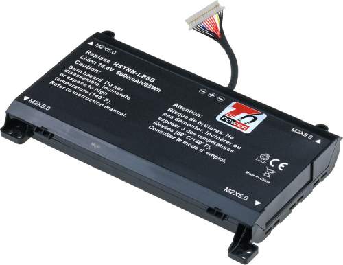 T6 POWER Baterie HP Omen 17-an000, 17-an100, 16pin, Geforce 1060/1070, 5700mAh, 82Wh, 8cell, Li-ion NBHP0163