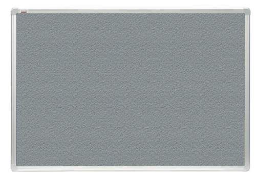 2x3 Tabule filcová officeBoard 120 x 90 cm s hliníkovým rámem, šedá