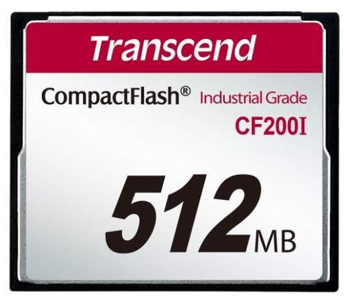 Transcend Industrial Compact Flash Card CF200I 512MB
