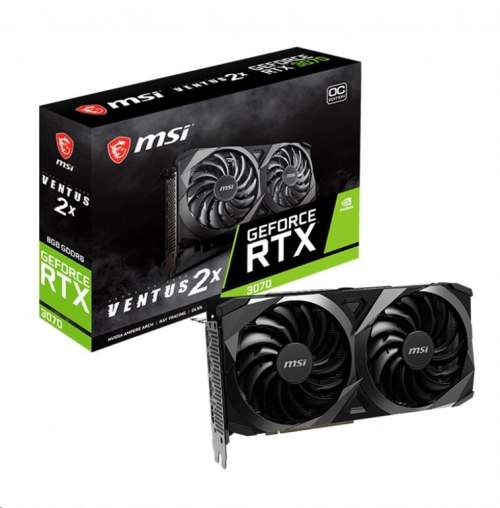 MSI RTX 3070 VENTUS 2X 8G OC LHR graphics card NVIDIA GeForce RTX 3070 8 GB GDDR6