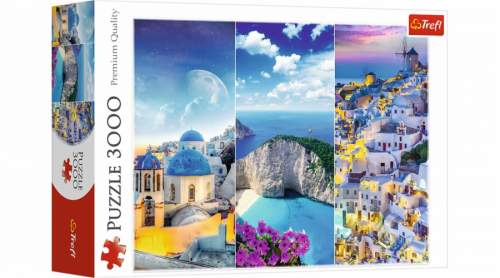 TREFL Puzzle Dovolená v Řecku 3000 dílků
