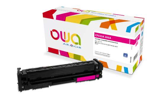 Armor OWA toner pro HP CF533A, červená/magenta