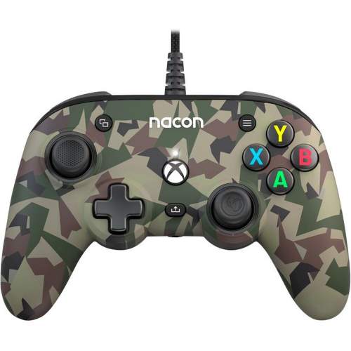 Nacon  Xbox Series Gamepad Compact Pro - camo zelený
