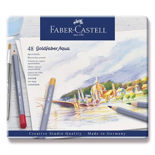 Faber - Castell, akvarelové pastelky GOLDFABER, 48 ks