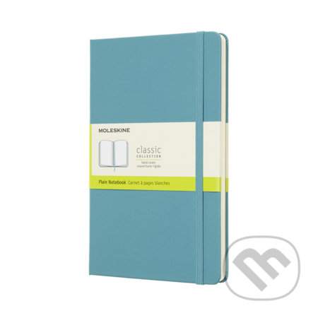 Moleskine - zápisník tvrdý, čistý, modrozelený L