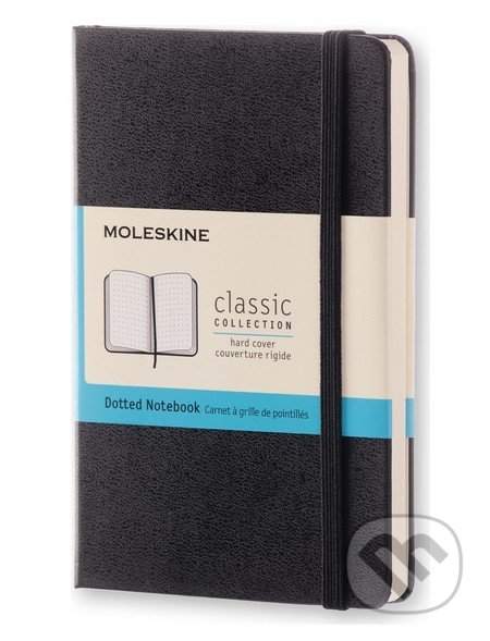 Moleskine - zápisník - tečkovaný, černý S