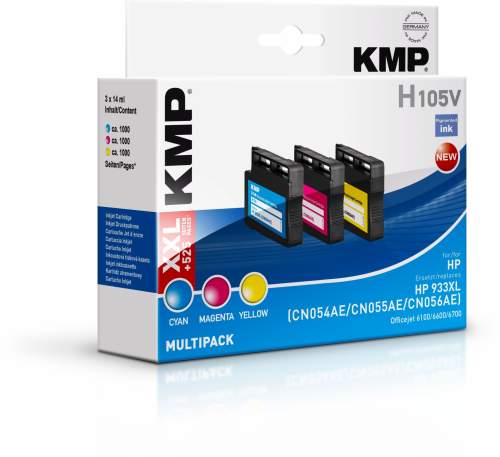 KMP HP 933 XL  - multipack inkoustová náplň
