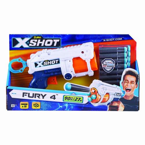 EPEE X-SHOT EXCEL Fury 4 s otočnou hlavní a 16 náboji
