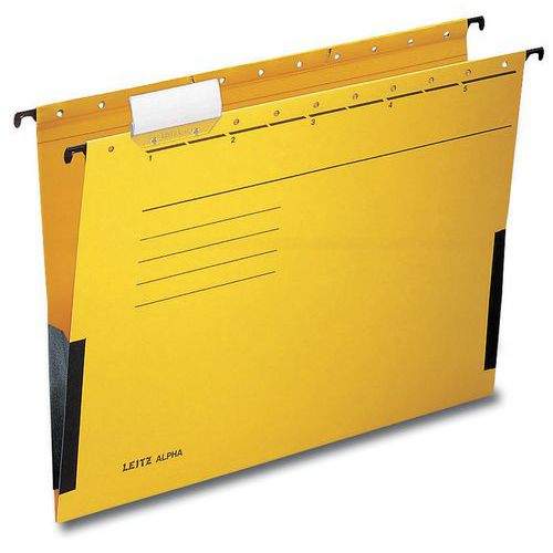 Leitz Alpha - závěsné zakládací desky typ V - žluté