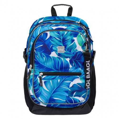 BAAGL Školní batoh Core Monstera A-30715 25 L modrá