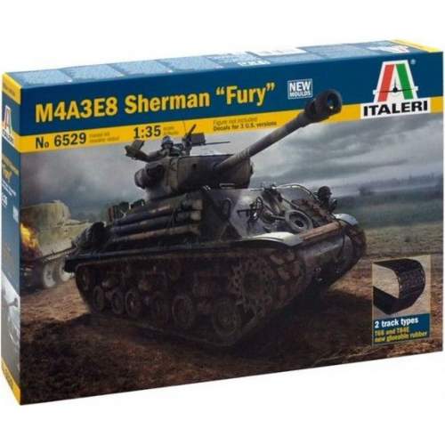 Italeri M4A3E8 Sherman Fury 1:35 6529