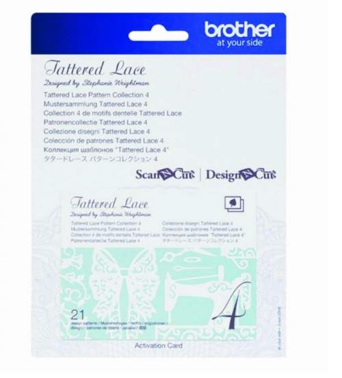 Brother Karta 04 - krajkové vzory - řezací plotr