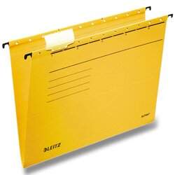 Leitz Alpha - závěsné zakládací desky - žluté, typu "V"