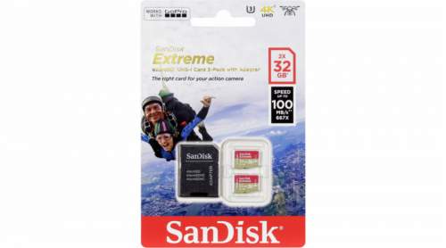 SanDisk microSDHC ActionSC  32GB 2x Extr.100MB SDSQXAF-032G-GN6AT