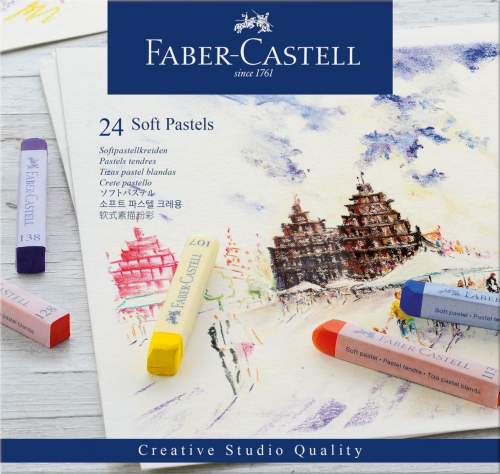 Faber-Castel Pastelové křídy 24 barev