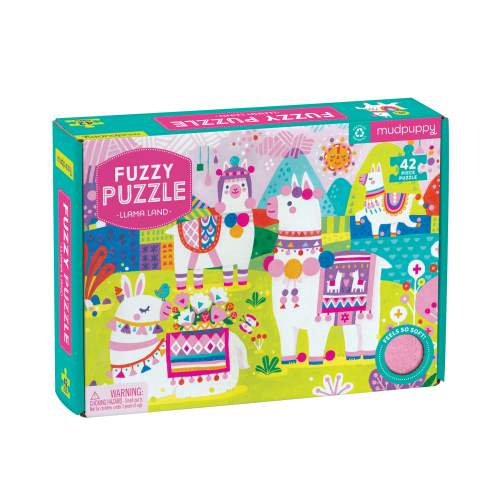 Mudpuppy Fuzzy Puzzle, Země Llam 42 ks