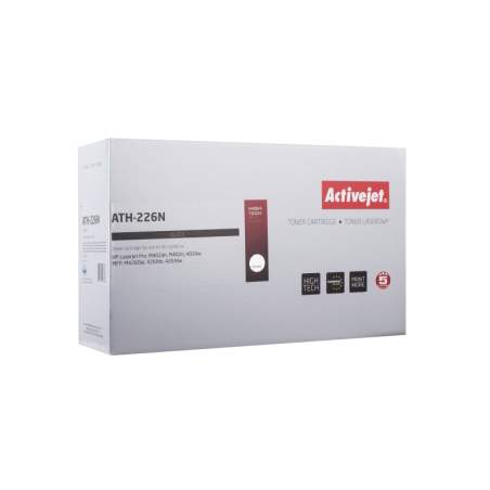 Activejet ATH-226N toner for HP printer; HP 226A CF226A replacement; Supreme; 3100 pages; black