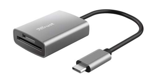 TRUST čtečka paměťových karet DALYX Fast, externí, USB-C, 8cm