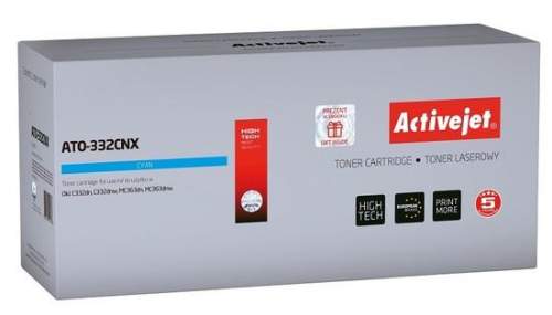 Activejet ATO-332CNX toner for OKI printer; OKI 46508711 replacement; Supreme; 3000 pages; cyan