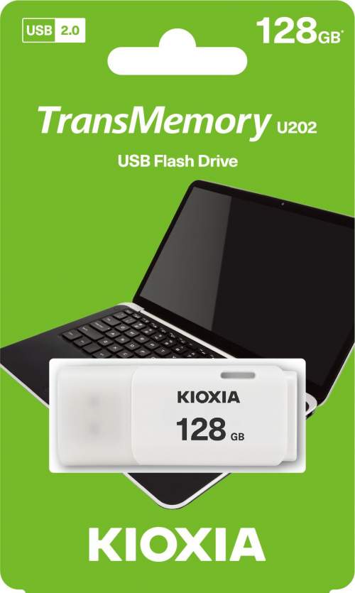 Toshiba KIOXIA Hayabusa Flash drive 128GB U202, bílá LU202W128GG4