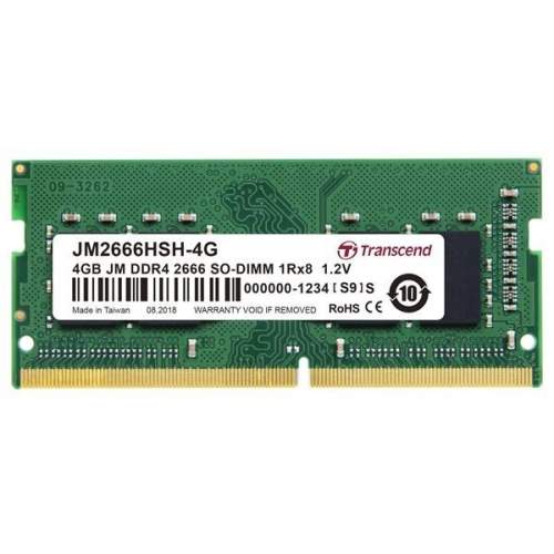 Transcend SODIMM DDR4 4GB 2666MHz CL19 JM2666HSH-4G