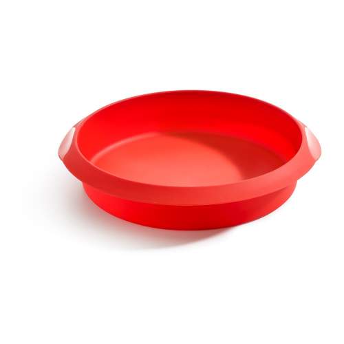 Lékué, ⌀ 26 cm Červená silikonová forma na pečení