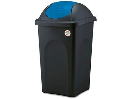 STEFANPLAST Koš odpadkový výklopný 60L MULTIPAT modrý