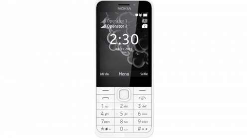 Nokia 230 7.11 cm (2.8 ) 91.8 g Silver White Feature phone