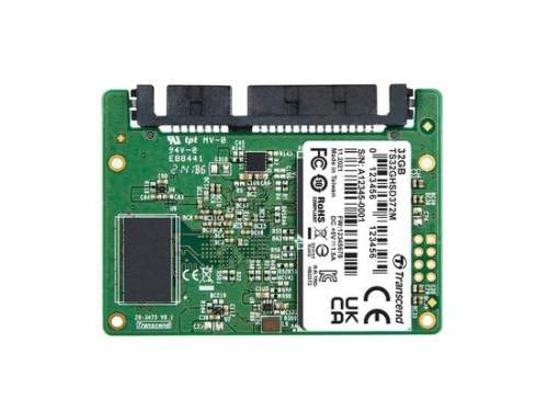 TRANSCEND HSD372M 32GB Half-Slim SSD disk SATA III 6Gb/s, MLC, 530MB/s R, 200MB/s W