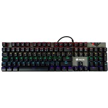 NGS GKX-500/ Mechanická herní drátová klávesnice/ USB/ černá/ CZ+SK layout
