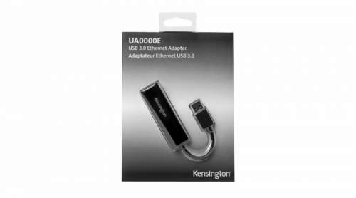 Kensington UA0000E USB 3.0 Ethernet Adapter černá