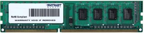 PATRIOT 4GB DDR3 (1333MHz) CL9, SR 512*8; PSD34G133381